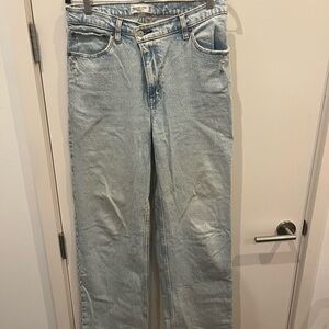 Abercrombie & Fitch Light Blue High Rise Jeans